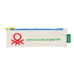 Koululaukku Benetton Topitos White 20 x 6 x 1 cm hinta ja tiedot | Penaalit | hobbyhall.fi