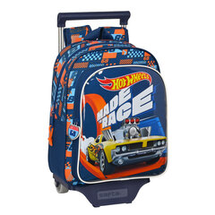 Koulureppu pyörillä Hot Wheels Speed ​​​​club oranssi 27 x 33 x 10 cm hinta ja tiedot | Koulureput ja -laukut | hobbyhall.fi