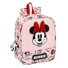 Reppu Minnie Mouse Me Time, pinkki, 22 x 27 x 10 cm hinta ja tiedot | Koulureput ja -laukut | hobbyhall.fi