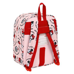 Reppu Minnie Mouse Me Time, pinkki, 22 x 27 x 10 cm hinta ja tiedot | Koulureput ja -laukut | hobbyhall.fi