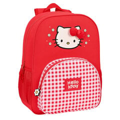 Koululaukku Hello Kitty jousipunainen (33 x 42 x 14 cm) hinta ja tiedot | Koulureput ja -laukut | hobbyhall.fi