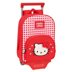 Koulureppu pyörillä Hello Kitty Spring Red (26 x 34 x 11 cm) hinta ja tiedot | Koulureput ja -laukut | hobbyhall.fi