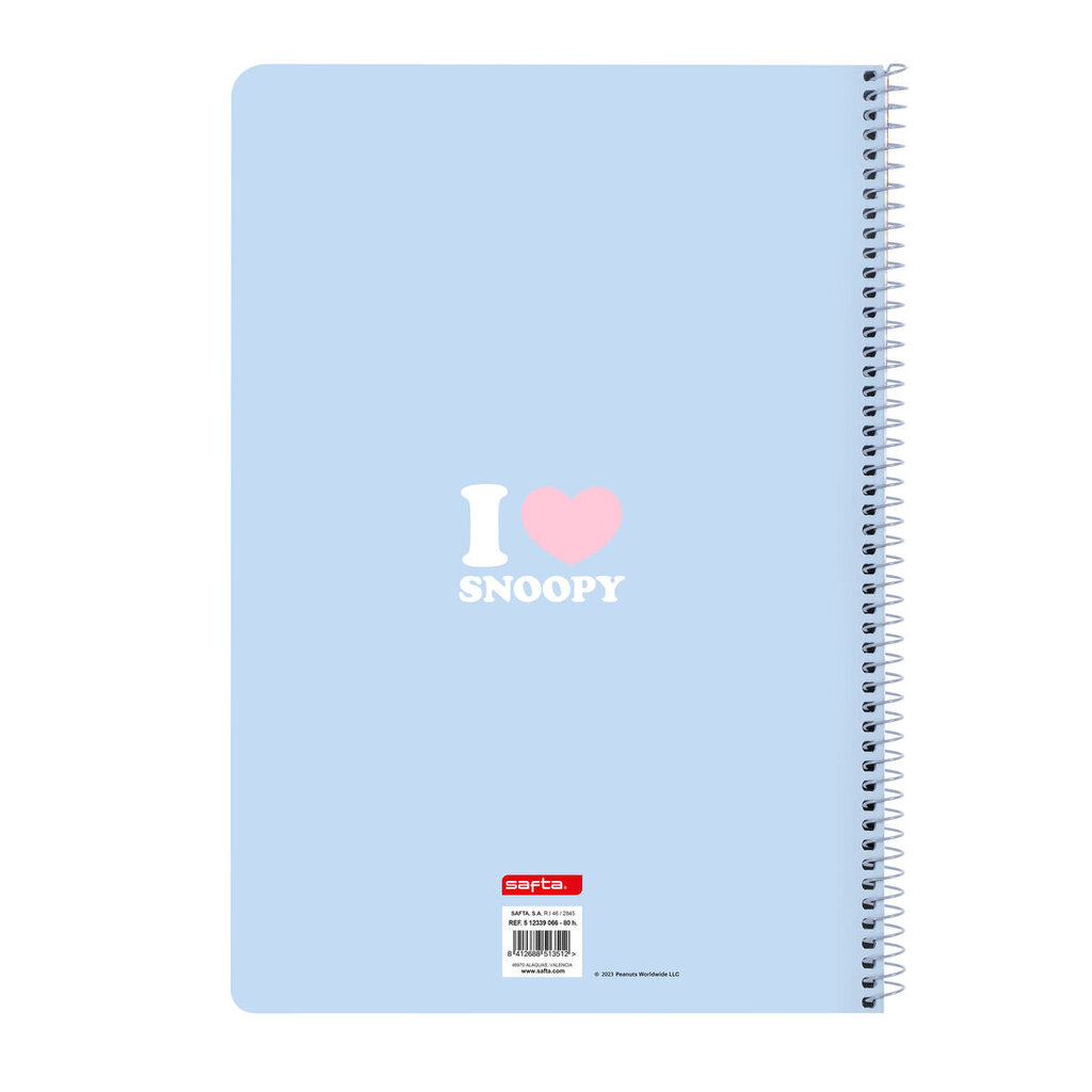 Notebook Safta Snoopy Imagine A4, 80 arkkia hinta ja tiedot | Vihkot, muistikirjat ja paperit | hobbyhall.fi