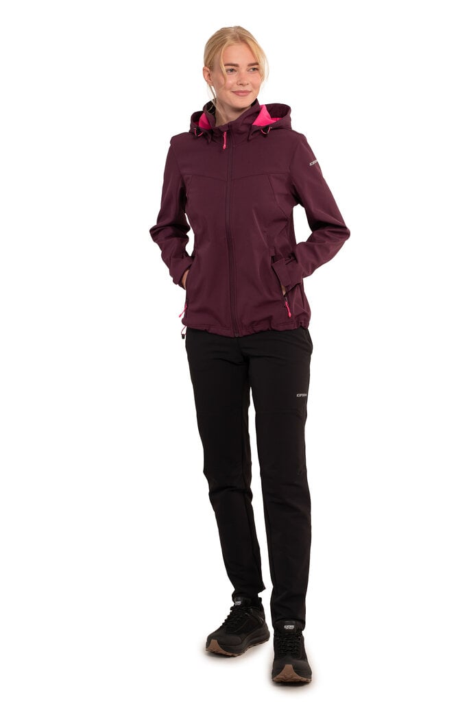 Icepeak naisten softshell-takki BRENHAM, tummanvioletti hinta ja tiedot | Naisten ulkoilutakit | hobbyhall.fi