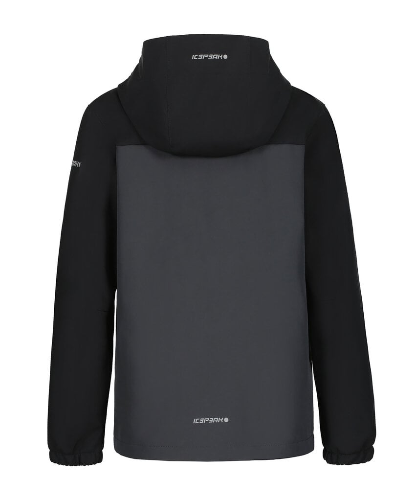 Icepeak lasten softshell-takki KONAN JR, tummanharmaa-musta hinta ja tiedot | Poikien takit | hobbyhall.fi