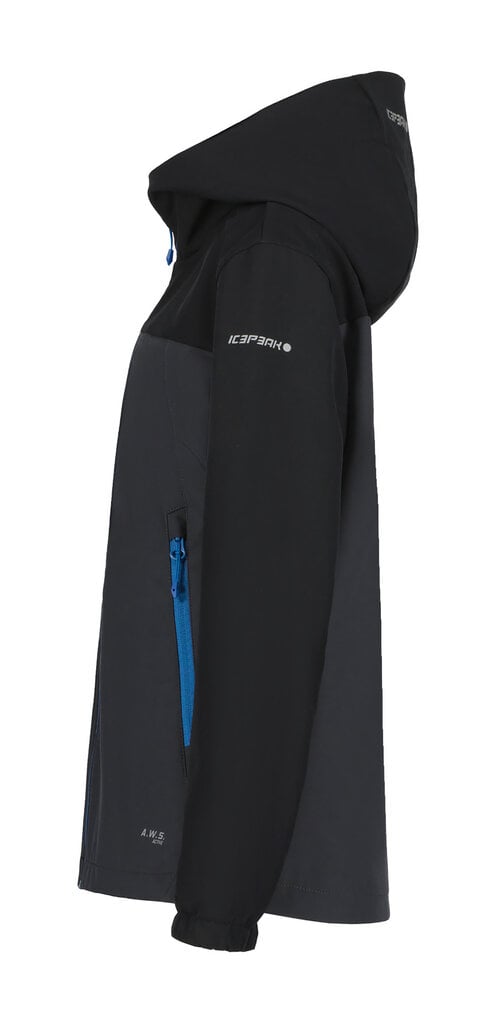 Icepeak lasten softshell-takki KONAN JR, tummanharmaa-musta hinta ja tiedot | Poikien takit | hobbyhall.fi