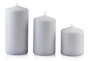 Kynttilä Classic Candles Grey S, 10 cm hinta ja tiedot | Kynttilät ja kynttilänjalat | hobbyhall.fi