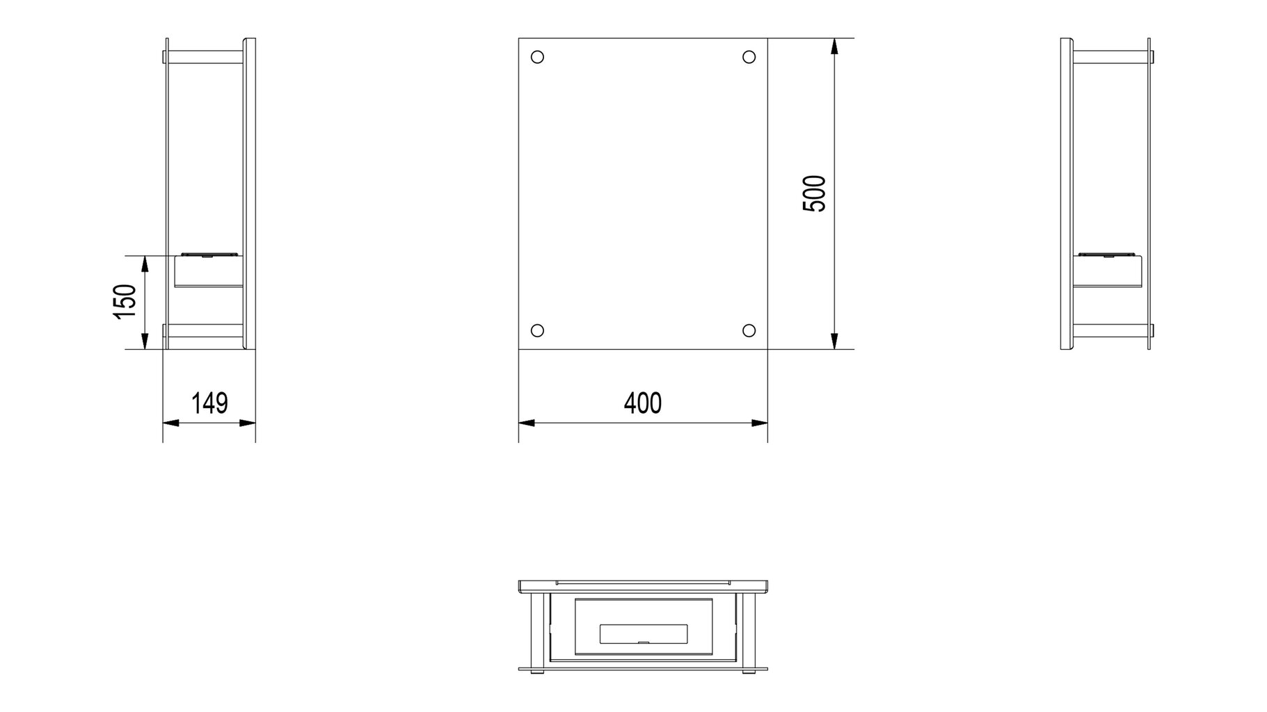 Etanolitakka Lasi 40 x 50 cm hinta ja tiedot | Takat | hobbyhall.fi