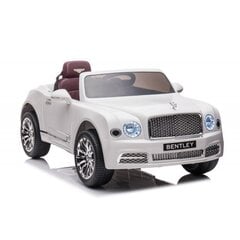 Akkukäyttöinen auto Bentley Mulsanne White hinta ja tiedot | Lasten sähköautot | hobbyhall.fi