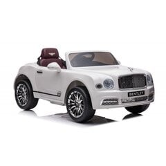 Akkukäyttöinen auto Bentley Mulsanne White hinta ja tiedot | Lasten sähköautot | hobbyhall.fi