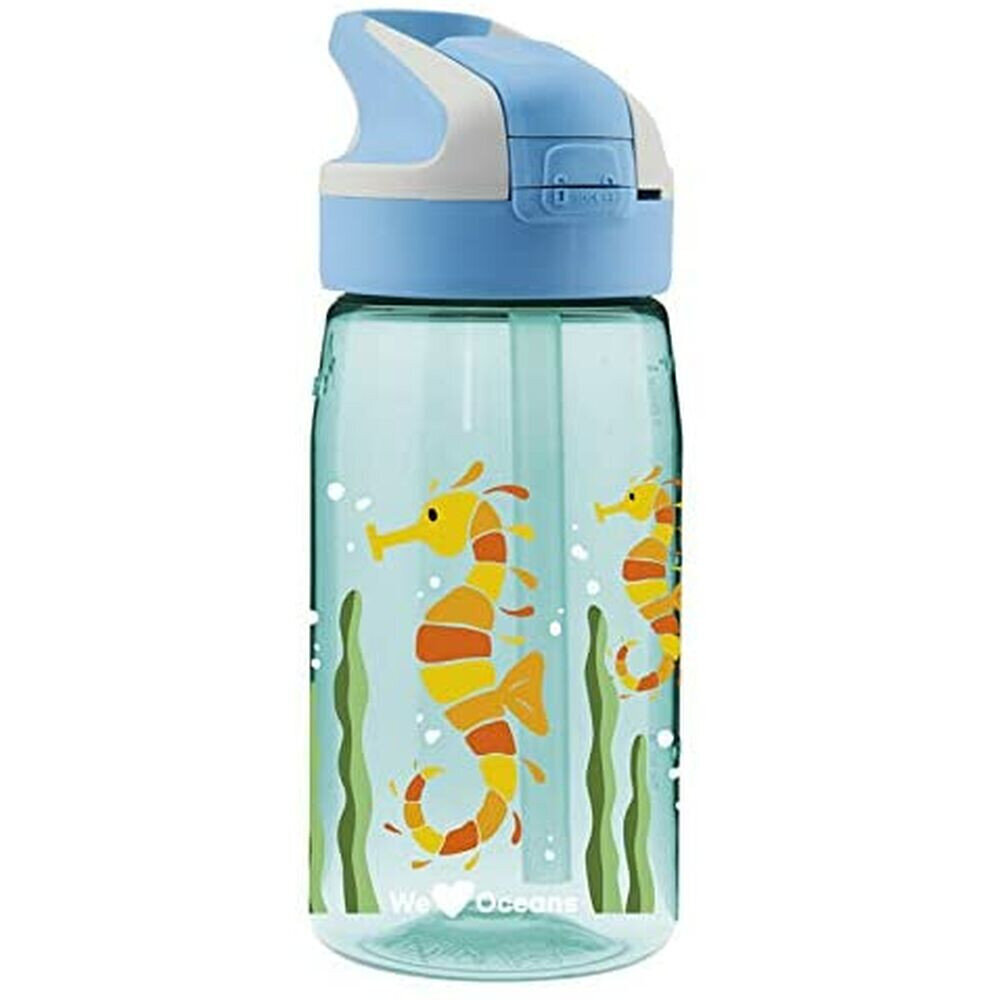 Laken Summit Sea Horse Juomapullo Blue Aquamarine (0,45 L) hinta ja tiedot | Juomapullot | hobbyhall.fi