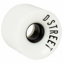 Rullalaudan pyörät Dstreet ‎DST-SKW-0004 59 mm Valkoinen hinta ja tiedot | Skeittilaudat | hobbyhall.fi