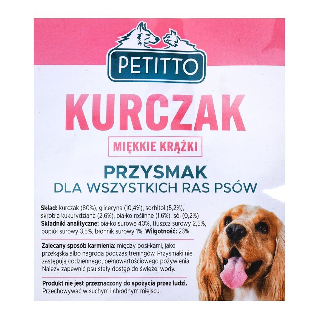 Petitto kanarenkaat, 500 g hinta ja tiedot | Koiran herkut | hobbyhall.fi