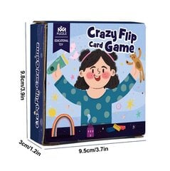 Crazy Flip Card Game hinta ja tiedot | Lautapelit ja älypelit | hobbyhall.fi