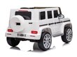 Yksipaikkainen sähköauto lapsille Mercedes G500, valkoinen hinta ja tiedot | Lasten sähköautot | hobbyhall.fi