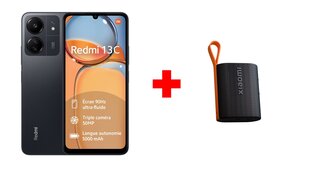 Xiaomi Redmi 13C 4/128GB Midnight Black + Xiaomi Sound Pocket 5W hinta ja tiedot | Matkapuhelimet | hobbyhall.fi