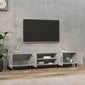 vidaXL TV-taso betoninharmaa 180x31,5x40 cm tekninen puu hinta ja tiedot | TV-tasot | hobbyhall.fi