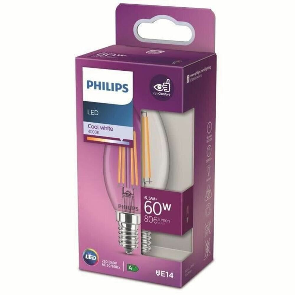 LED-lamppu Philips 60W, E14 hinta ja tiedot | Lamput | hobbyhall.fi