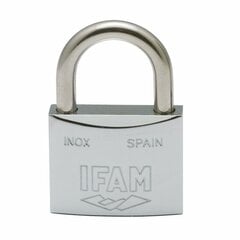 Lukko Ifam Inox 50, 5 cm hinta ja tiedot | Lukot | hobbyhall.fi