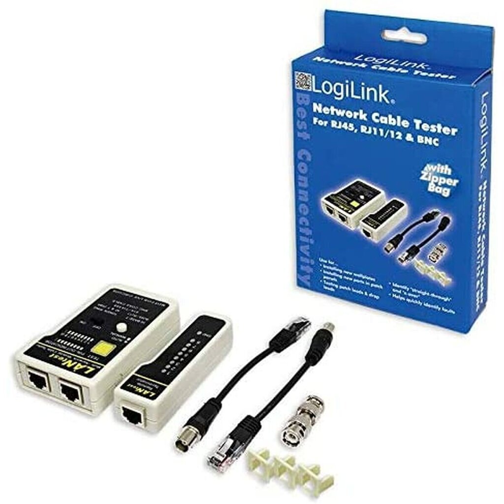 Verkkokaapelin testeri LogiLink WZ0015 hinta ja tiedot | Käsityökalut | hobbyhall.fi