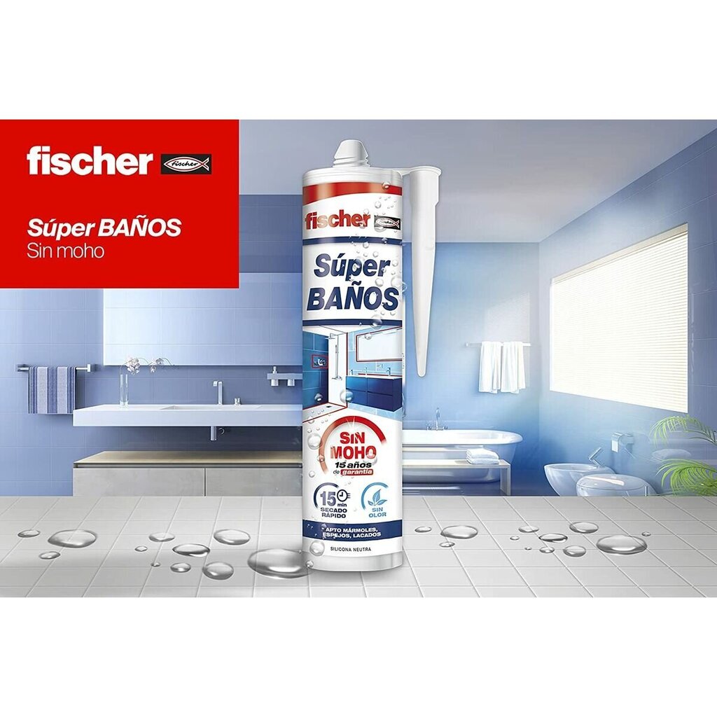 Silikoni Fischer 280 ml hinta ja tiedot | Eristeet ja tiivisteet | hobbyhall.fi