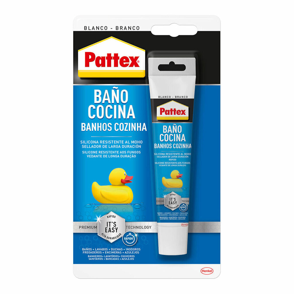 Silikoni Pattex 50 ml hinta ja tiedot | Eristeet ja tiivisteet | hobbyhall.fi