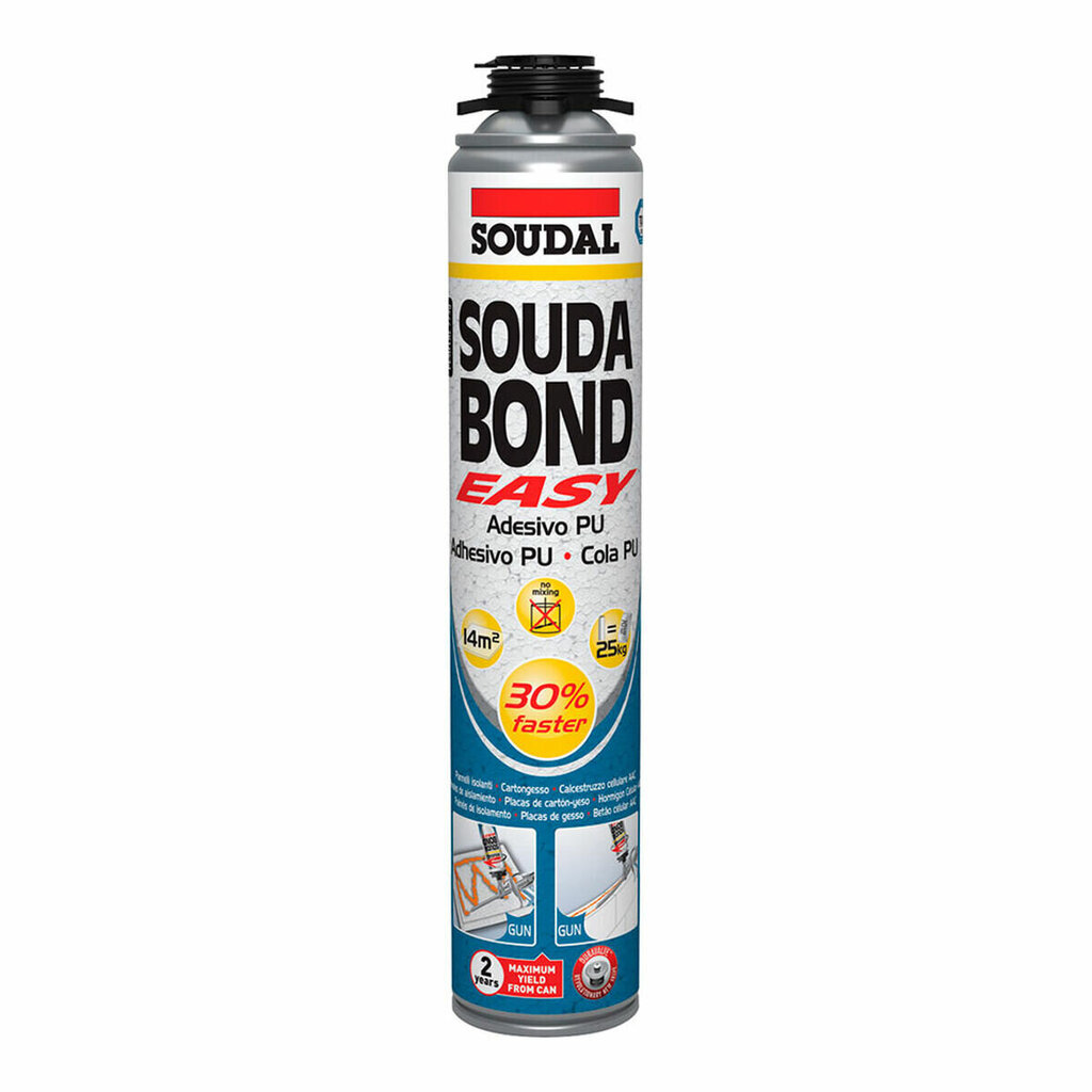 Asennusvaahto Soudal, 750 ml hinta ja tiedot | Eristeet ja tiivisteet | hobbyhall.fi