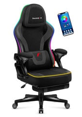 Huzaro Force 4.6 Black Mesh RGB Smart pelituoli hinta ja tiedot | Toimistotuolit | hobbyhall.fi