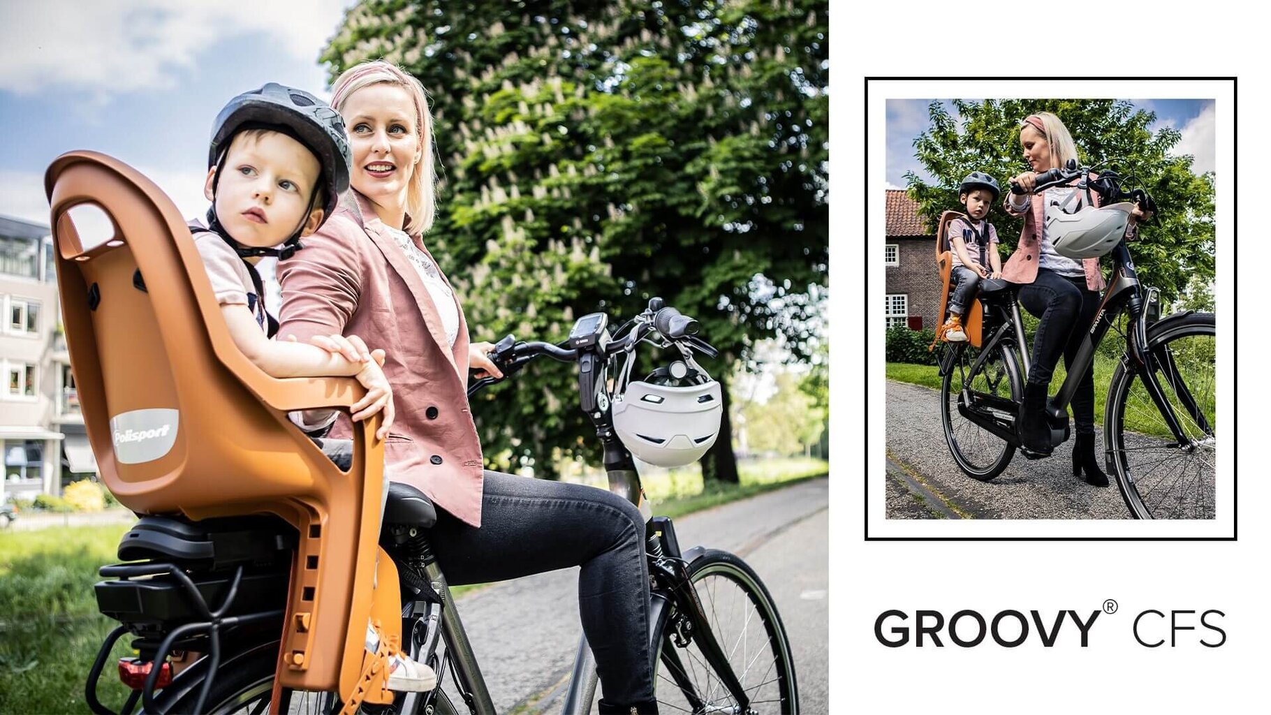 Lastenistuin pyörään Polisport Groovy CFS hinta ja tiedot | Lastenistuimet polkupyöriin | hobbyhall.fi
