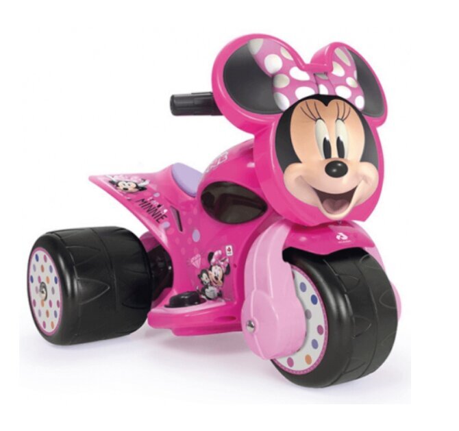 Kolmipyöräinen Minnie Mouse Samurai 6V hinta ja tiedot | Lasten sähköautot | hobbyhall.fi