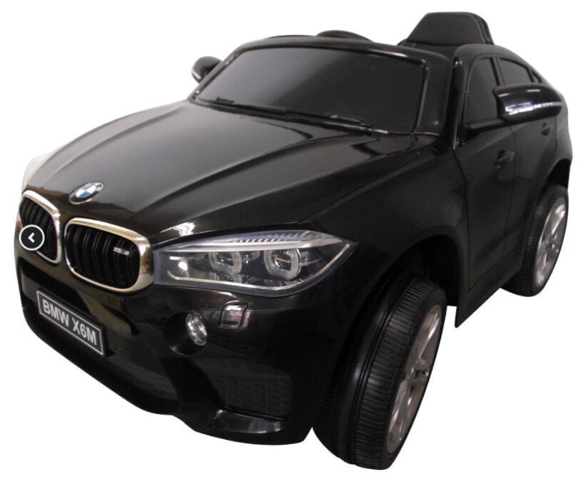 Lasten sähköauto BMW X6M, musta hinta ja tiedot | Lasten sähköautot | hobbyhall.fi