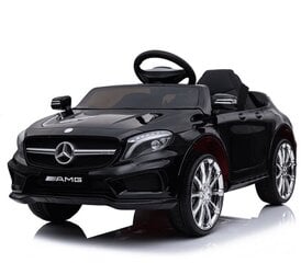 Mercedes GLA 45 sähköinen yksipaikkainen auto lapsille, musta hinta ja tiedot | Lasten sähköautot | hobbyhall.fi