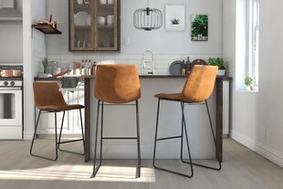 Dorel Home Bowden -tuoli, ruskea hinta ja tiedot | Ruokapöydän tuolit | hobbyhall.fi
