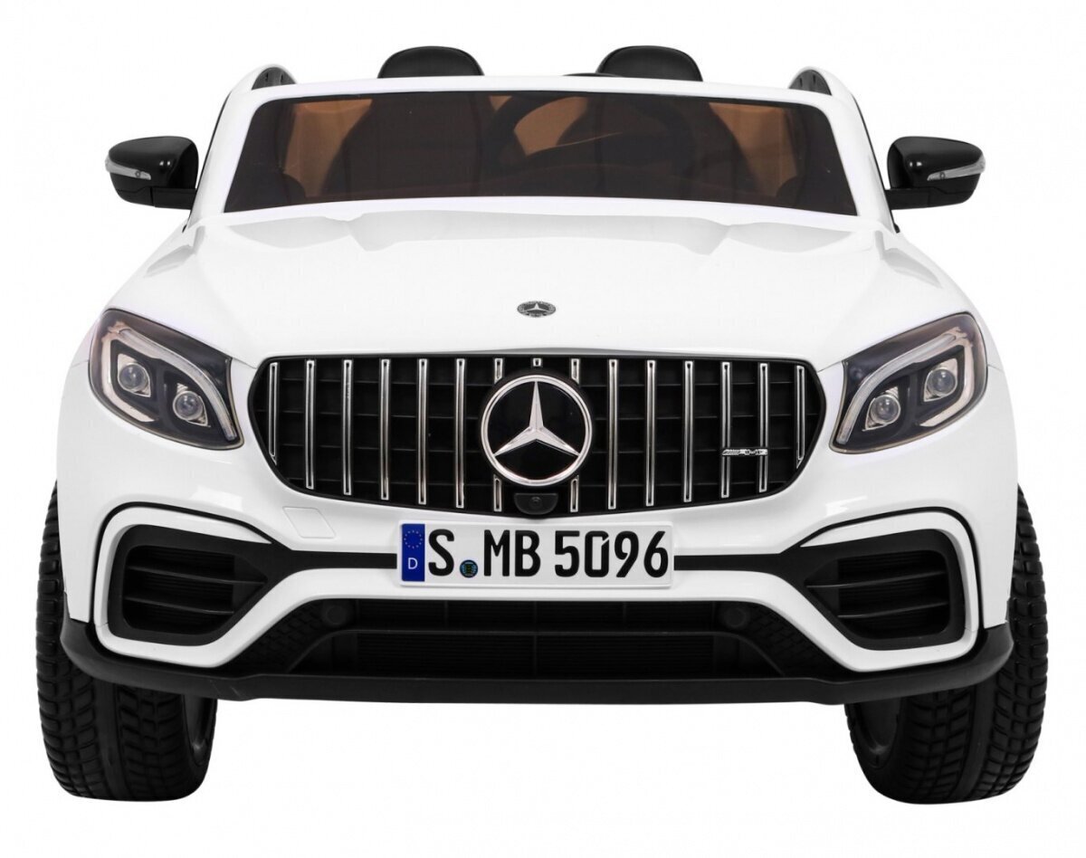 Kaksipaikkainen sähköauto Mercedes GLC 63S, valkoinen hinta ja tiedot | Lasten sähköautot | hobbyhall.fi