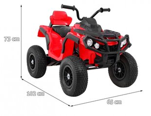 Quad ATV Air Wheel Punainen hinta ja tiedot | Lasten sähköautot | hobbyhall.fi