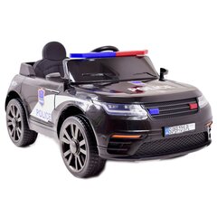 Yksipaikkainen sähköpoliisiauto lapsille, musta hinta ja tiedot | Lasten sähköautot | hobbyhall.fi