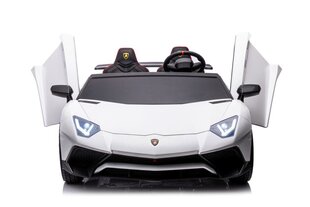 Lamborghini XXL A8803 sähköauto, valkoinen hinta ja tiedot | Lasten sähköautot | hobbyhall.fi