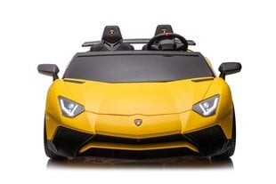 Lamborghini XXL A8803 sähköauto, keltainen hinta ja tiedot | Lasten sähköautot | hobbyhall.fi