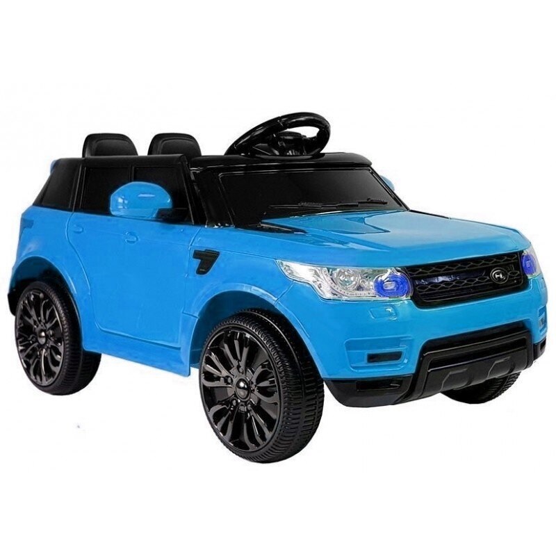 Kaksipaikkainen sähköauto lapsille Lean Toys HL1638, sininen hinta ja tiedot | Lasten sähköautot | hobbyhall.fi