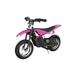 Dirt Rocket MX125 Razor Lasten maastopyörä sähkömoottorilla, musta/vaaleanpunainen hinta ja tiedot | Lasten sähköautot | hobbyhall.fi