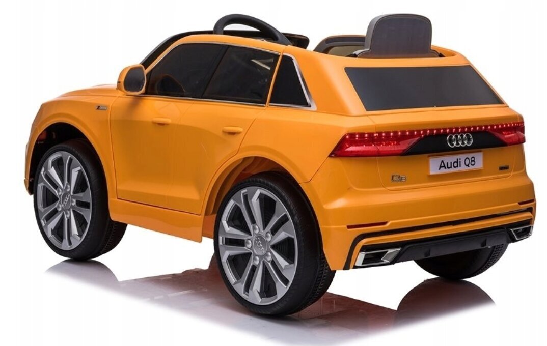 Lasten sähköauto Audi Q8, oranssi hinta ja tiedot | Lasten sähköautot | hobbyhall.fi