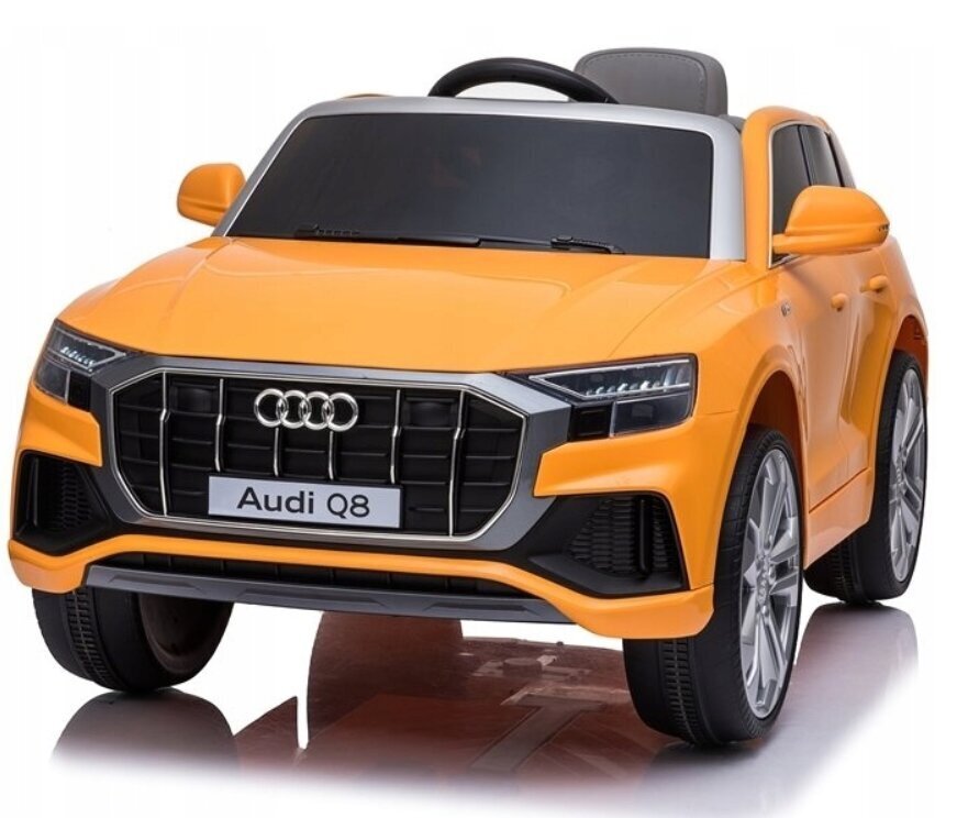 Lasten sähköauto Audi Q8, oranssi hinta ja tiedot | Lasten sähköautot | hobbyhall.fi