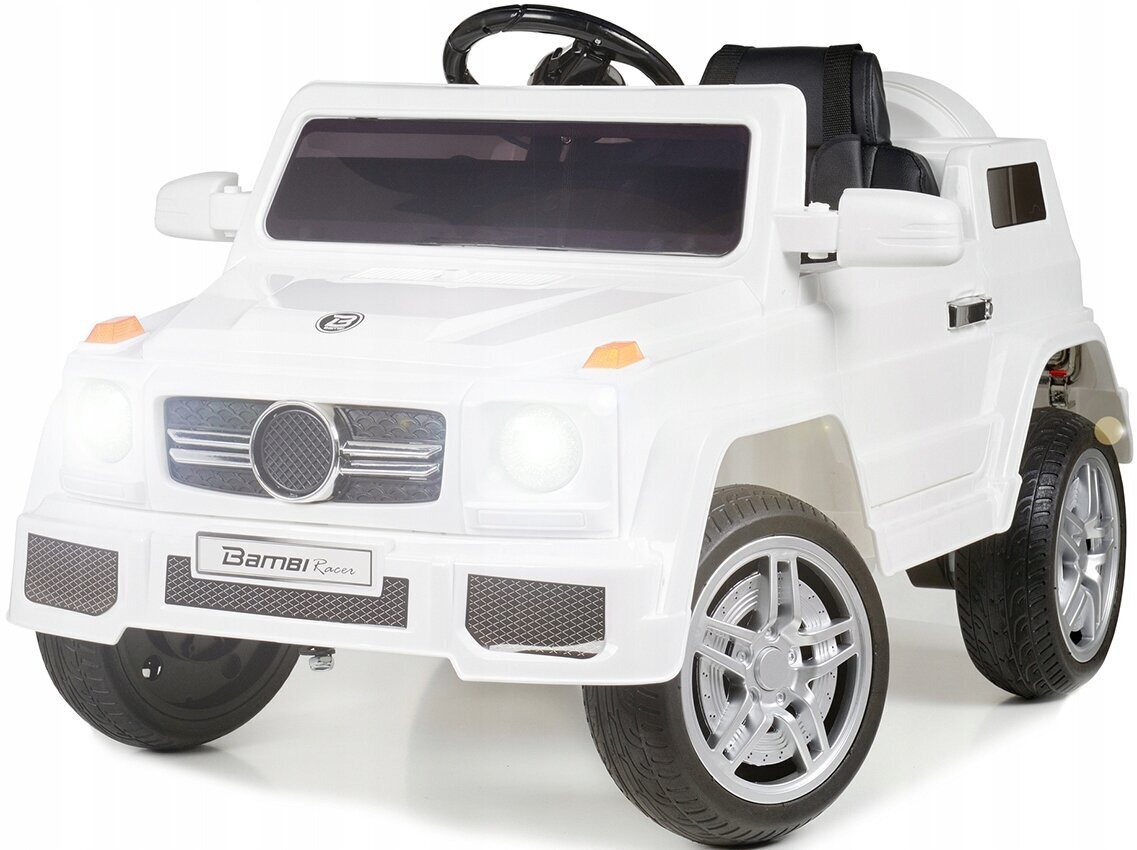 Sähköinen yksipaikkainen auto Bambi Racer HL1058, valkoinen hinta ja tiedot | Lasten sähköautot | hobbyhall.fi