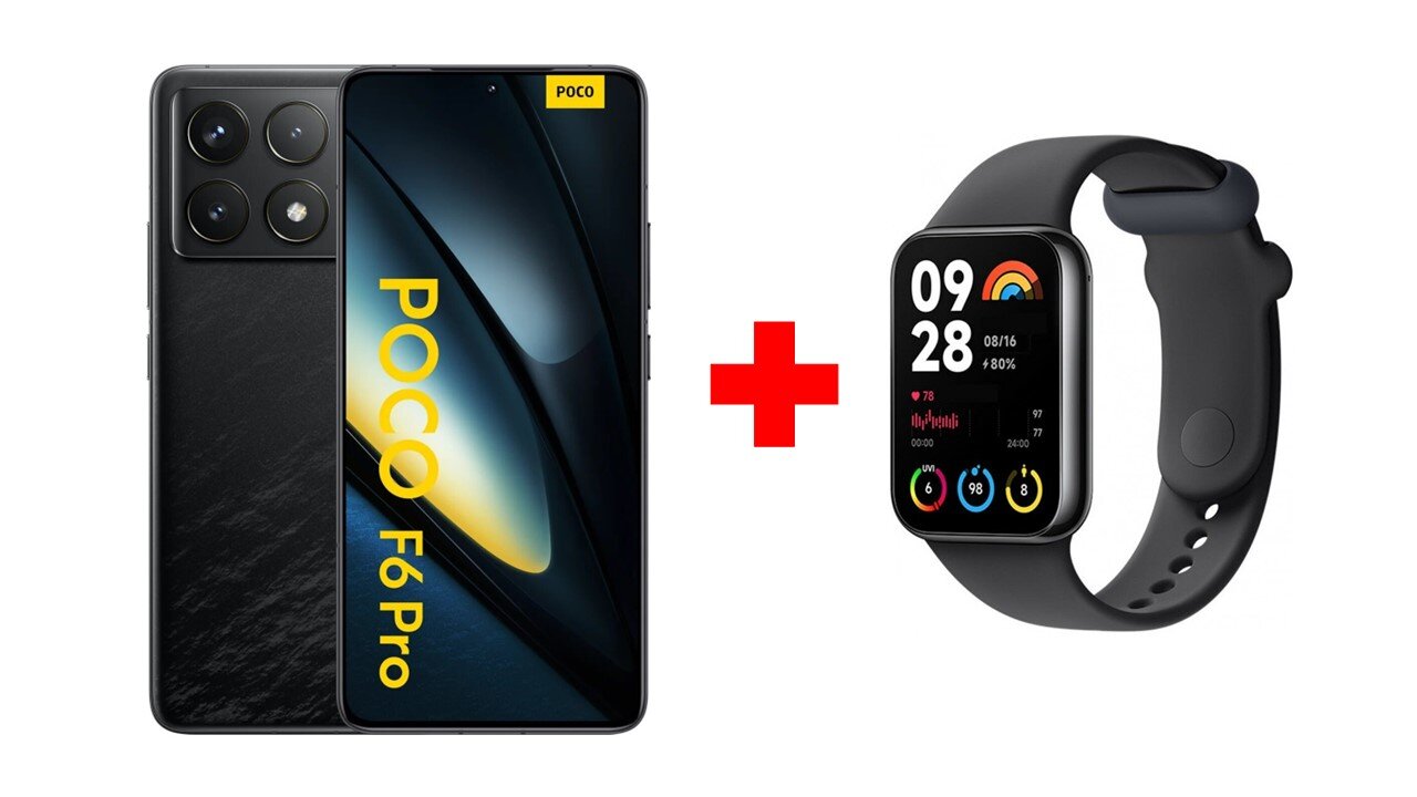 Xiaomi Poco F6 Pro 5G 12/512GB Black + Xiaomi Smart Band 8 Pro Black hinta ja tiedot | Matkapuhelimet | hobbyhall.fi