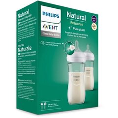 Buteliukai Philips Avent Natural Response SCY933/02, 1+ mėn, 240 ml, 2 vnt. hinta ja tiedot | Tuttipullot ja tarvikkeet | hobbyhall.fi