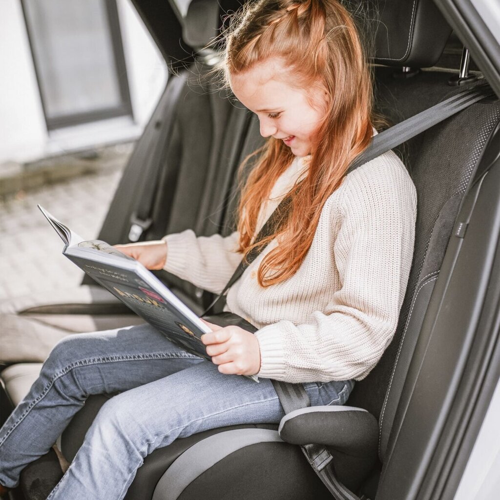 Automobilinė kėdutė BabyGo Booster i-Size, 22-36 kg, Grey hinta ja tiedot | Turvaistuimet | hobbyhall.fi