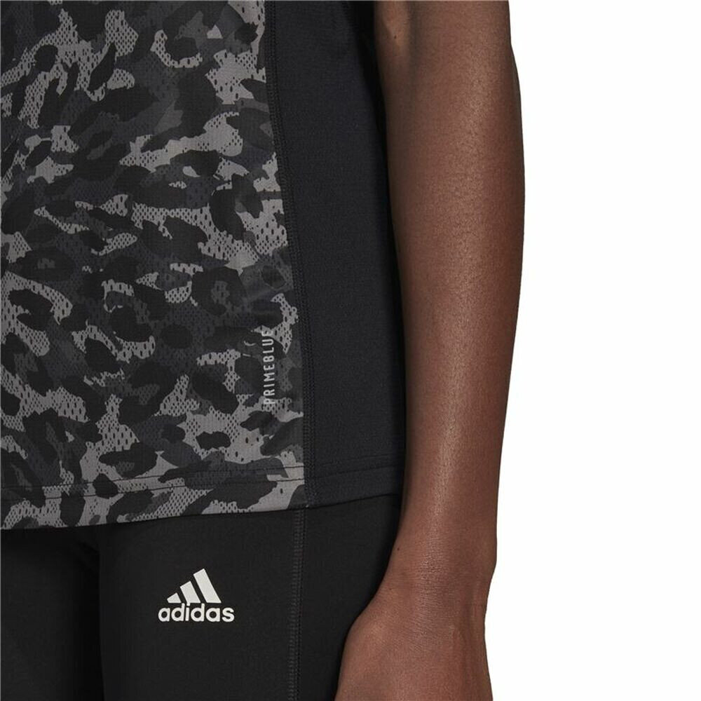 Naisten urheilupaita Adidas Fast Graphic, harmaa hinta ja tiedot | Naisten urheiluvaatteet | hobbyhall.fi