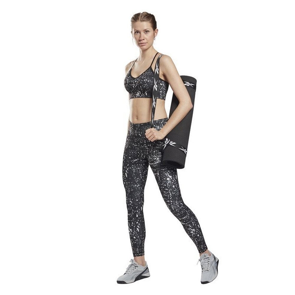 Naisten urheiluleggingsit Reebok Workout Ready Painettu, harmaa hinta ja tiedot | Naisten urheiluvaatteet | hobbyhall.fi