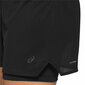 Naisten urheilushortsit Asics Ventilate 2-N-1 S6444871, musta hinta ja tiedot | Naisten urheiluvaatteet | hobbyhall.fi