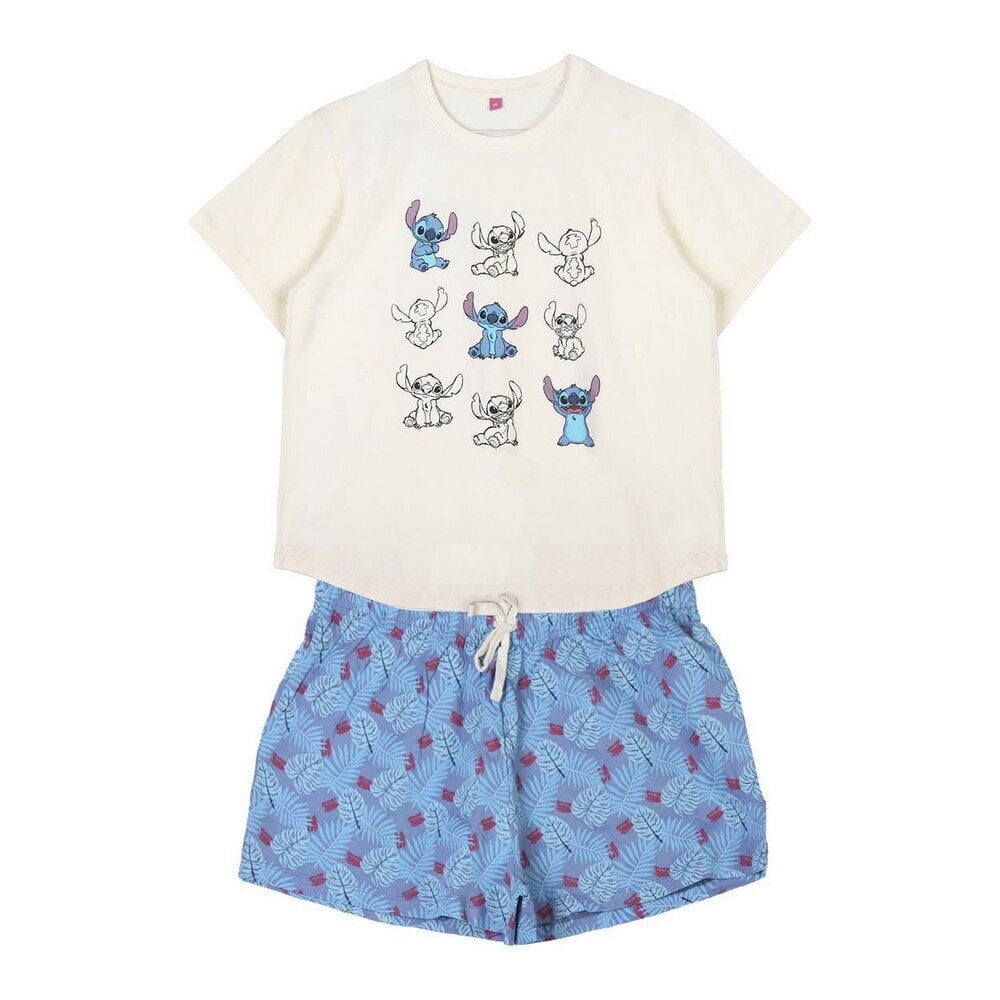 Naisten pyjamat Stitch S0731893, sininen hinta ja tiedot | Yöasut ja pyjamat | hobbyhall.fi